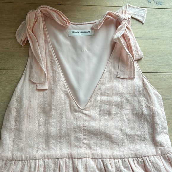 Amanda Uprichard linen pink dress worn twice - Picture 2 of 4